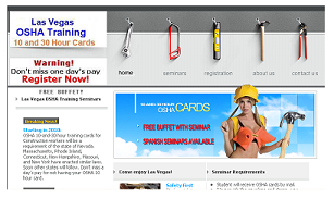 Las Vegas OSHA Training home page